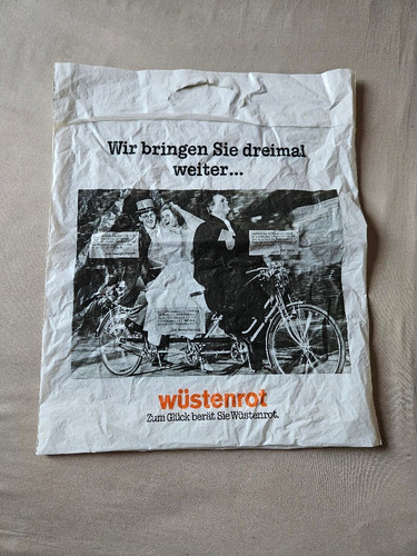 Plastiktüte wüstenrot - ,