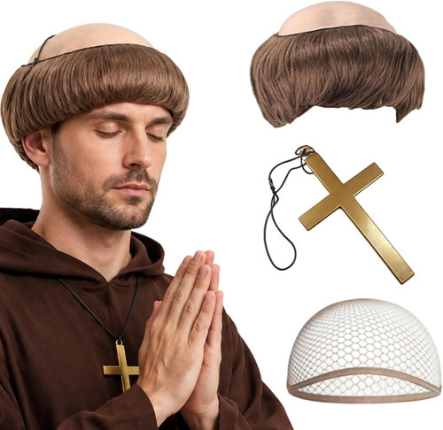 Herren mönch perücke - mönch,