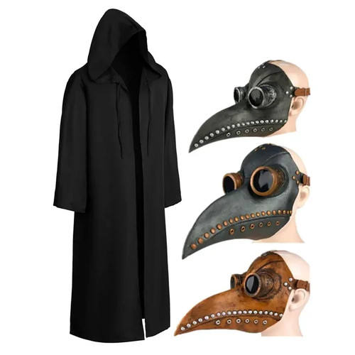 Pestdoktor kostüm maske - pestdoktor,