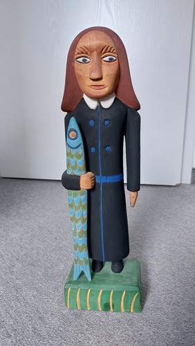 Figur fischer pastor pfarrer - fischer,