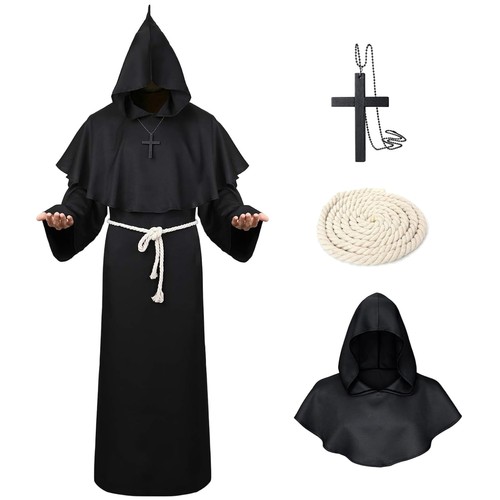 Mönch kostüm robe halloween - mönch,