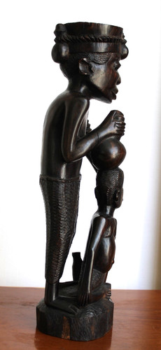 Afrikanische skulptur hartholz - skulptur,