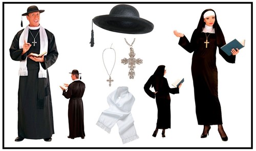 Nonne priester herren - nonne, damen