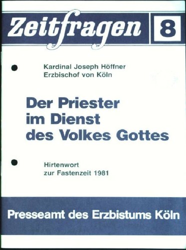 Der priester dienst des - im,