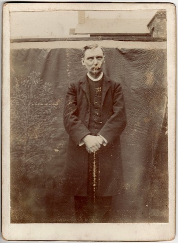 Antik cabinet card foto groß - foto,