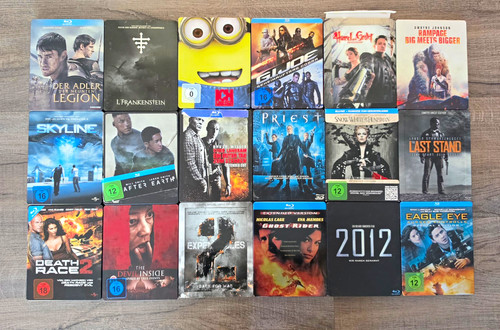 Steelbook paket 18 filme - steelbook,