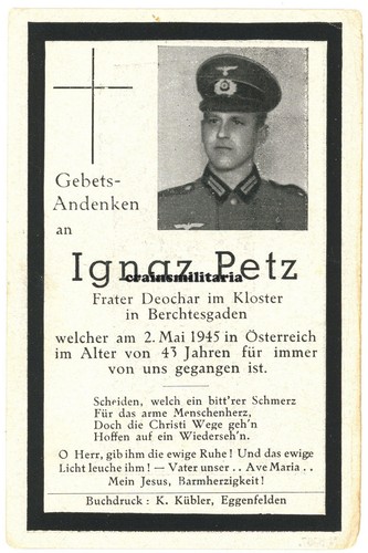 Orig sterbebild priester - orig.,