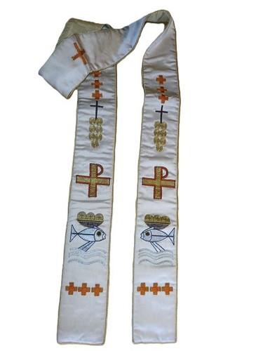 Alte priesterstola bestickt - alte,