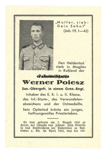 Orig sterbebild id - orig., 95.id
